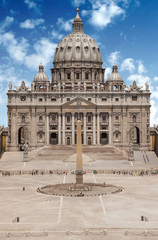 Fototapeta na wymiar St. Peters Basilica