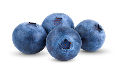 Fresh blueberry  isolated on white background