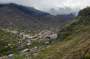 Fototapeta na wymiar Alaverdi town, Lori Region, Armenia.