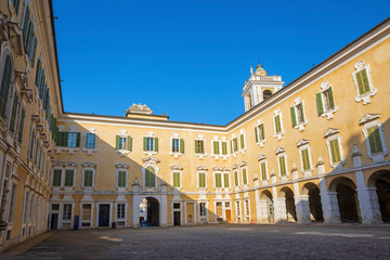 Fototapeta na wymiar PARMA, ITALY - APRIL 18, 2018: The palace Palazzo Ducale in La Reggia di Colorno.