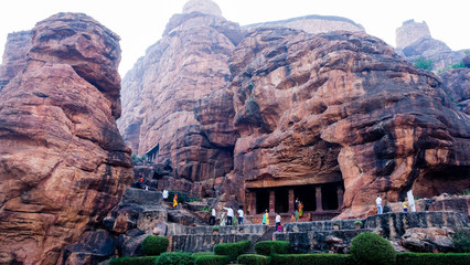 Cave temples Badami, Karnataka, India