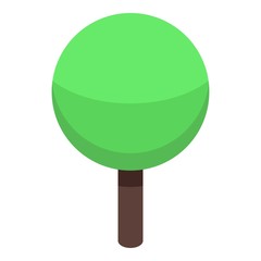 Park tree icon. Isometric of park tree vector icon for web design isolated on white background