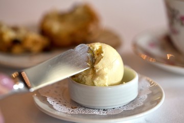 traditional british butter cream. british tea party.