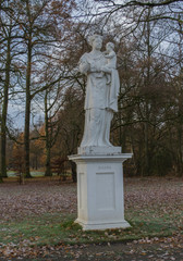 statues in Staatspark in Germany