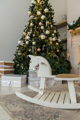 New Year and Christmas home decoration