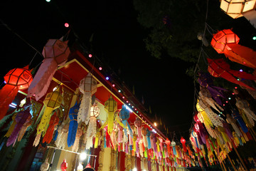 Chiang mai sunday night market, paper lantern