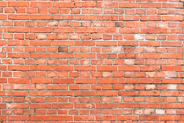 red amd brown grunge brick wall texture background with old dirty and vintage style pattern