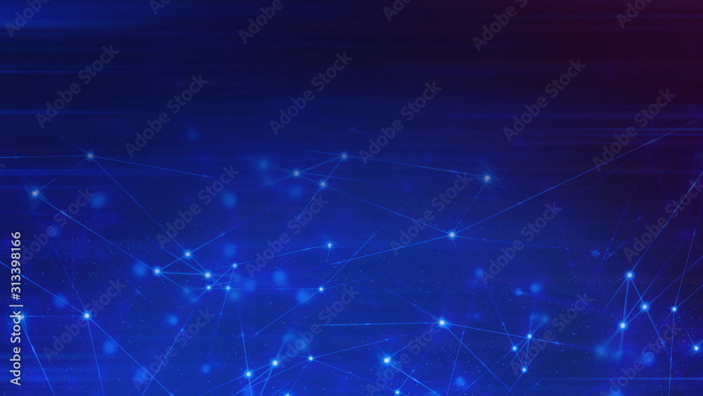 Poster background 3d rendering deep learning atom cell science security sever online cyber hacker robot ai,