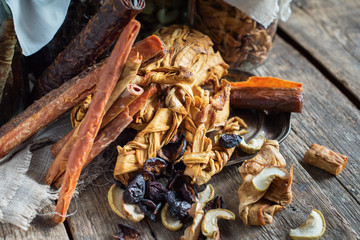 Assortment home made fruit pastille Organic healthy