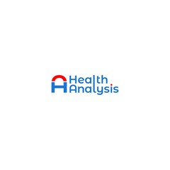 HA Health Analysis Logo Design Vector