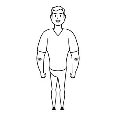 young man avatar character icon