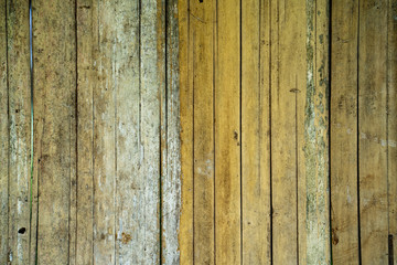 Old bamboo stick wall background.