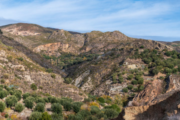 Obraz premium place of Montenegro in the Alpujarra (Spain)