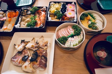 正月のおせち料理