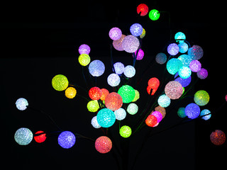picture with beautiful and colorful lights
