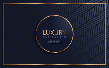 Luxury abstract black and gold background.