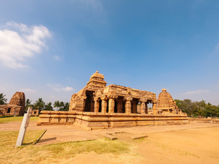 Sangameshwar Temple, Pattadakal, Badami. A famous toursit attraction in Karnataka, India