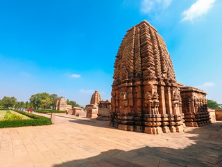 Kashi Vishveshwar Shiva Temple at Pattadakal,Badami, Karnataka, India. One of the famous attraction in karnataka