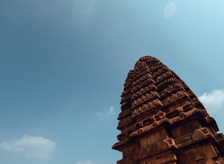 Durga Temple at Aihole. One of the famous tourist destination in karnataka, India. 