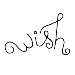 Catch words lettering handwritten script word font  brush art instagram  modern  social media  married invitation