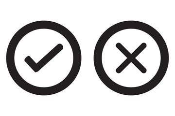 Check Mark Wrong Mark Icons