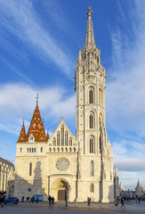 Fototapeta na wymiar The Matthias Church in Budapest Hungary Europe