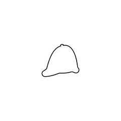 Sherlock Holmes hat icon. Character hat symbol.