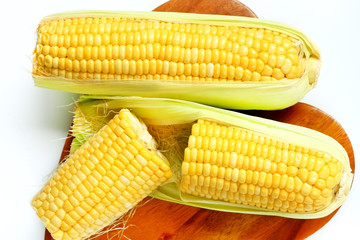 Corn is vegetable food.