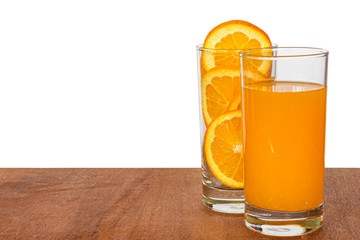 glass of orange juice