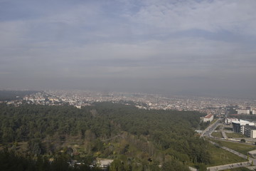 Obraz premium panorama of the Denizli city