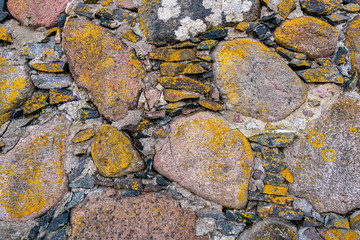 Texture of old rock wall