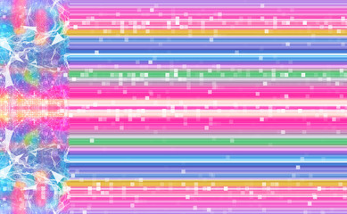 Abstract bright background futuristic technology collage design