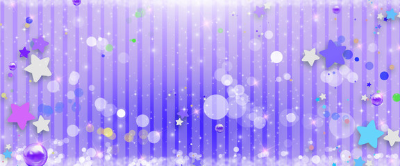 Purple Facebook cover background. Purple banner sign.