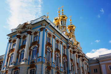 Catherine Palace in the city of Pushkin