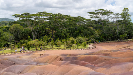 seven coloured earth park , mauritius