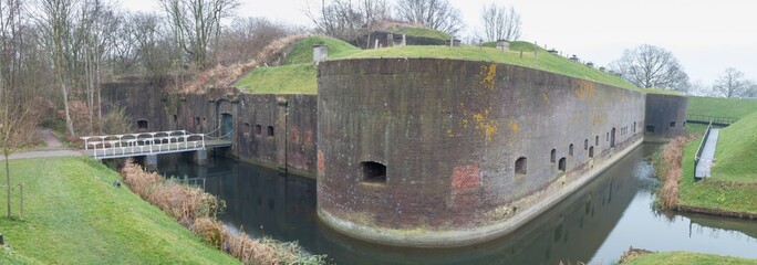 Aold fort in the middle of the Netherlands.