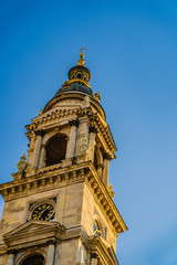 Fototapeta na wymiar Budapest Hungary Church Tower