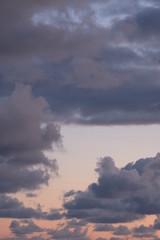Obraz premium Watch the clouds. They will teach you about the world of form.