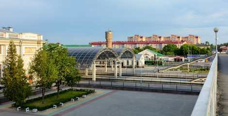 The railway station of the Brest-Central station is a monument of architecture of the Republic of Belarus, an open-air museum, a museum of marble. Business card of Belarus.