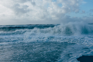 Meer und Wellen am Strand