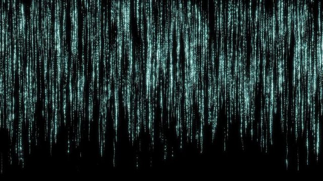 Elegant abstract moving 4K background with silver threads falling down. Texture Golden fringe. For wedding decor, greetings, Wallpapers, screensavers. Festive effects with sequins.