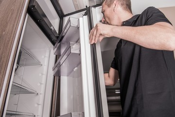 RV Camper Refrigerator Replacing
