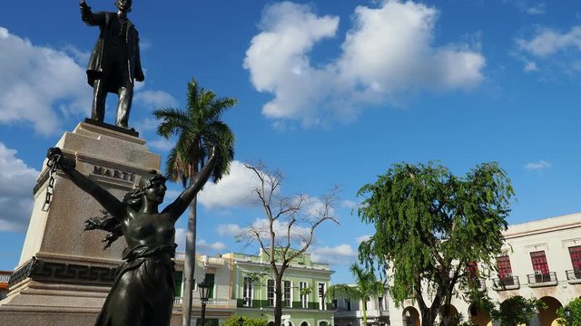 Jose Marti Statue, Libertad Square, Matanzas, Matanzas Province, Cuba