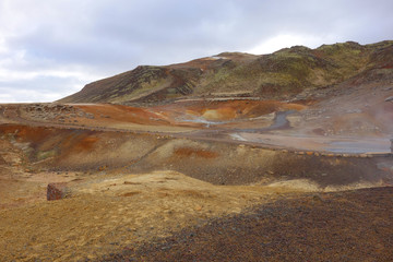 Seltun geothermal hot spring area