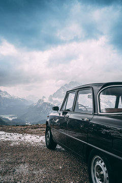 Oldtimer in den Bergen