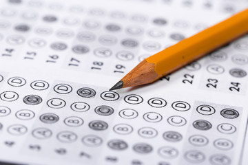 Fill in the answer sheet in the exam with a pencil
