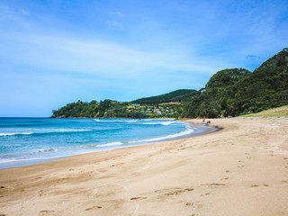 Hot Water Beach on the Coromandel Peninsula, North Island, New Zealand