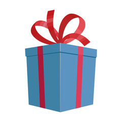 Christmas of gift box vector icon.Cartoon vector icon isolated on white background christmas of gift box.
