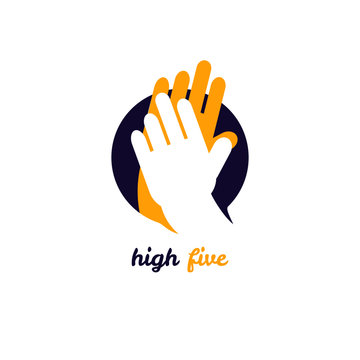 high five logo