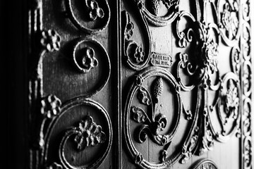 Door detail in Norwich Cathedral